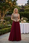 Load image into Gallery viewer, LA Merchandise LAV5233 Long Chiffon Mother of the Bride Dress - - Mother of the Bride Dress LAV