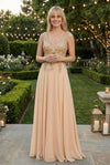 Load image into Gallery viewer, LA Merchandise LAV5233 Long Chiffon Mother of the Bride Dress - - Mother of the Bride Dress LAV