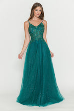 Load image into Gallery viewer, Wholesale Evening Dress V-Neck Beaded Sequin Formal Gown By LAF8183