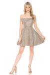 Load image into Gallery viewer, LA Merchandise LAF5227 Off-Shoulder Glitter Fit and Flare Short Party Dress Wholesale Cocktail Dress