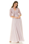 Load image into Gallery viewer, Wholesale Long Evening Dress Sleeveless Sequin A-Line Gown By LAF5237 - DUSTY ROSE - Dress LAF