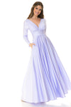 Load image into Gallery viewer, Wholesale Mother Of The Bride Dress Deep V-Neck Formal Gown By LAF5231 - LILAC - Dress LAF