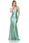 Load image into Gallery viewer, Wholesale Evening Dress Deep V-Neck Mermaid Bridesmaid Gown By LAF5248 - SAGE - Dress LAF