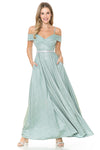 Load image into Gallery viewer, Wholesale Formal Dress Sweetheart Embellished Evening Gown By LAF5236 - MINT - Dress LAF