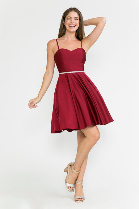 Wholesale Cocktail Dress Sweetheart Embellished Party Dress By LAF5261