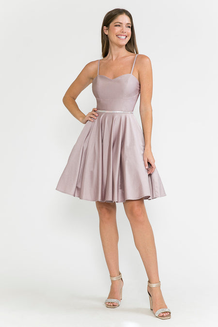 Wholesale Cocktail Dress Sweetheart Embellished Party Dress By LAF5261