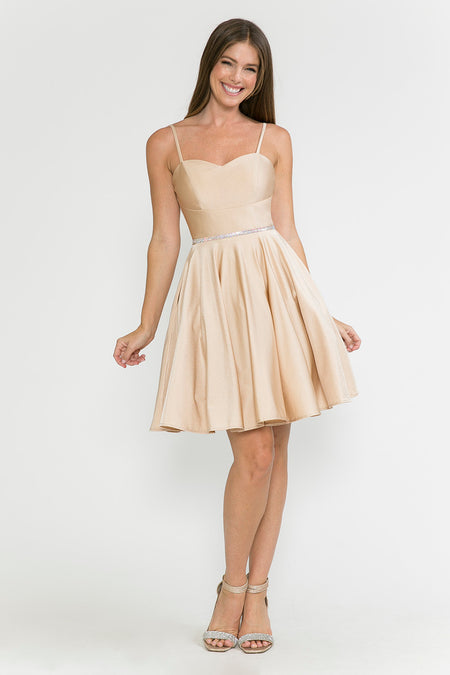 Wholesale Cocktail Dress Sweetheart Embellished Party Dress By LAF5261