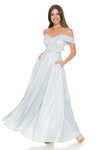 Load image into Gallery viewer, Wholesale Formal Dress Sweetheart Embellished Evening Gown By LAF5236 - SILVER - Dress LAF