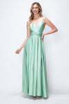 Load image into Gallery viewer, Wholesale Evening Dress V-Neck Spaghetti Strap A-Line Gown By LAF5275
