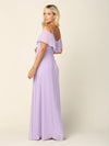 Load image into Gallery viewer, Wholesale Cold Shoulder Chiffon A-Line Floor-Length Bridesmaid Dress By LAV3263 - - Bridesmaids Dress LAV
