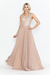 Load image into Gallery viewer, Wholesale Mother Of The Bride Dress V-Neck Formal Gown By LAF8341 - LILAC - Dress LAF