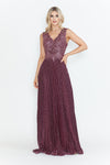 Load image into Gallery viewer, Wholesale Mother Of The Bride Dress V-Neck Formal Gown By LAF8341 - - Dress LAF
