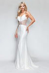 Load image into Gallery viewer, Wholesale Bridal Dress Sweetheart Fitted Sheer Wedding Gown By LAF8344