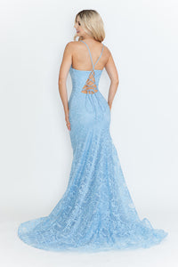 Wholesale Prom Dress V-Neck Spaghetti Strap Formal Gown By LAF8338