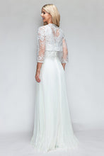 Load image into Gallery viewer, Wholesale Wedding Dress V-Neck Sleeveless Engagement Gown By LAF8341