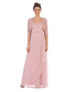 Load image into Gallery viewer, Wholesale Mother Of The Bride Dress Square Neck Formal Gown By LAV3094 - DUSTY ROSE - Dress LAV