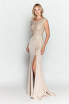 Load image into Gallery viewer, Wholesale Formal Dress Boat Neck Cap Sleeve Sheath Gown By LAF8343 - - Dress LAF