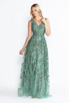 Load image into Gallery viewer, Wholesale Formal Dress V-Neck Sleeveless A-Line Gala Gown By LAF8337