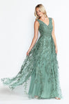 Load image into Gallery viewer, Wholesale Formal Dress V-Neck Sleeveless A-Line Gala Gown By LAF8337