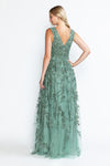 Load image into Gallery viewer, Wholesale Formal Dress V-Neck Sleeveless A-Line Gala Gown By LAF8337