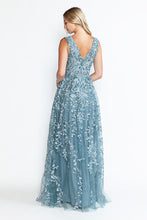 Load image into Gallery viewer, Wholesale Formal Dress V-Neck Sleeveless A-Line Gala Gown By LAF8337