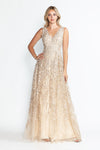Load image into Gallery viewer, Wholesale Formal Dress V-Neck Sleeveless A-Line Gala Gown By LAF8337