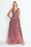 Load image into Gallery viewer, Wholesale Formal Dress V-Neck Sleeveless A-Line Gala Gown By LAF8337