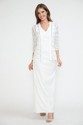 Wholesale Wedding Dress 3/4 Sleeve jacket Engagement Gown By LAF5293