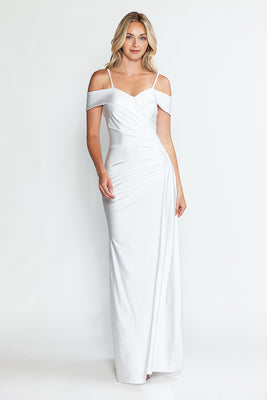 Wholesale Wedding Dress Off The Shoulder Sheath Bridal Gown By LAF5320