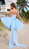 Load image into Gallery viewer, Wholesale Strapless Lace Short Prom Dress with Overskirt A-Line Cocktail Dress by LAX1017 - - Dress LAX