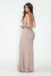Load image into Gallery viewer, Wholesale Formal Dress High Slit Ruched Fitted Evening Gown By LAF5310
