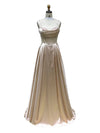 Cargar imagen en el visor de la galería, LAHL2861L Wholesale Long Satin Corset Prom Dress with Beaded Sheer Bodice Pockets &amp; Lace-Up Back - - Long Formal Dress LAH