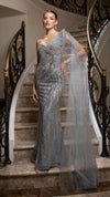 Load image into Gallery viewer, Wholesale One-Shoulder Sweetheart Beaded Sequin Sheath Prom Evening Gown by LA8205 - - Dresses LA Merchandise