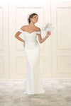 Load image into Gallery viewer, LA Merchandise LA1529B Off Shoulder Long Bridal Dress