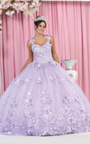 Load image into Gallery viewer, Wholesale Quinceanera Dress Ball Gown Sleeveless 3D Floral by LA157