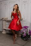 Load image into Gallery viewer, LA Merchandise LA1654 Spaghetti Straps Pockets Simple Hoco Dress - - Short Dress LA Merchandise