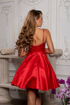 Load image into Gallery viewer, LA Merchandise LA1654 Spaghetti Straps Pockets Simple Hoco Dress - - Short Dress LA Merchandise