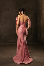 Load image into Gallery viewer, La Merchandise LA1858 Sexy Off The Shoulder Long Evening Prom Gown