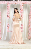 Load image into Gallery viewer, La Merchandise LA1977 Satin Embroidered Prom Gown - - Dress LA Merchandise