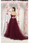 Load image into Gallery viewer, LA Merchandise LA2013 Embroidered Tulle Prom Gown - - Dress LA Merchandise