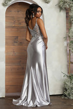 Load image into Gallery viewer, LA Merchandise LA2021 Long Satin Evening Dress with Bolero Jacket - - Dress LA Merchandise