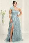 Load image into Gallery viewer, LA Merchandise LA2024 One Shoulder Glitter Special Occasion Gown - - Dress LA Merchandise