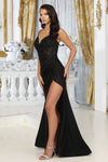 Load image into Gallery viewer, LA Merchandise LA2032 Sleeveless Sheer Corset Beaded Red-Carpet Dress - - Dress LA Merchandise