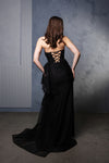 Load image into Gallery viewer, Wholesale Prom Dress High Slit Sheath Sweetheart Gown By LA2072