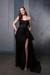 Load image into Gallery viewer, Wholesale Prom Dress High Slit Sheath Sweetheart Gown By LA2072