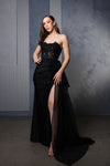 Load image into Gallery viewer, Wholesale Prom Dress High Slit Sheath Sweetheart Gown By LA2072