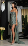 Load image into Gallery viewer, Wholesale Prom Dress High Slit Sheath Sweetheart Gown By LA2072