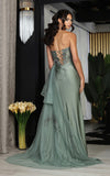 Load image into Gallery viewer, Wholesale Prom Dress High Slit Sheath Sweetheart Gown By LA2072