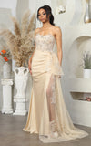 Load image into Gallery viewer, Wholesale Prom Dress High Slit Sheath Sweetheart Gown By LA2072