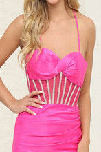 Load image into Gallery viewer, LA Merchandise LA2088 Long Jeweled Corset Strappy Back Prom Gown - - Dress LA Merchandise